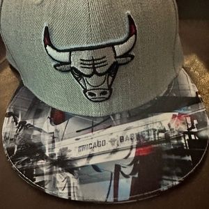 Chicago Bulls Snapback Hat ARTIST SERIES Mandy Adamick BMO Harris Bank